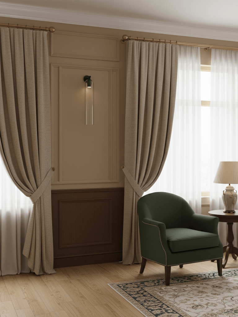 Clear Column Wall Light