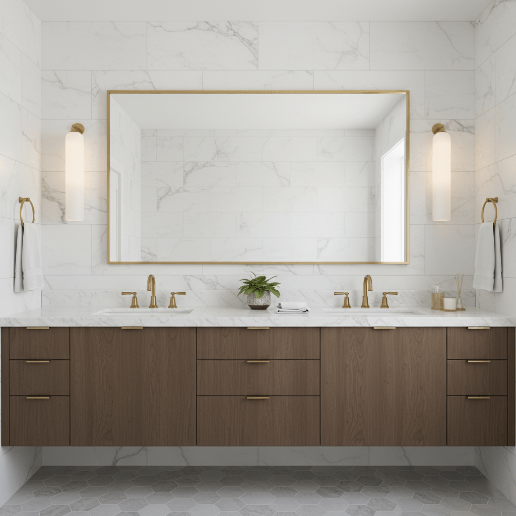 Clear Column Wall Light