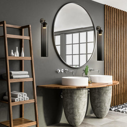 Clear Column Wall Light