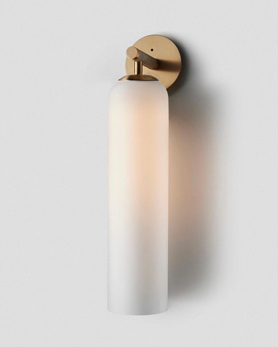 Clear Column Wall Light