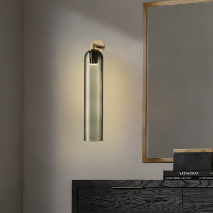 Clear Column Wall Light