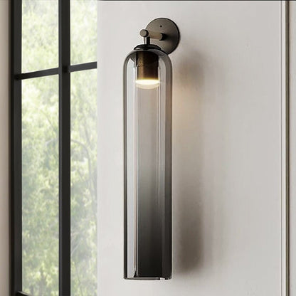 Clear Column Wall Light