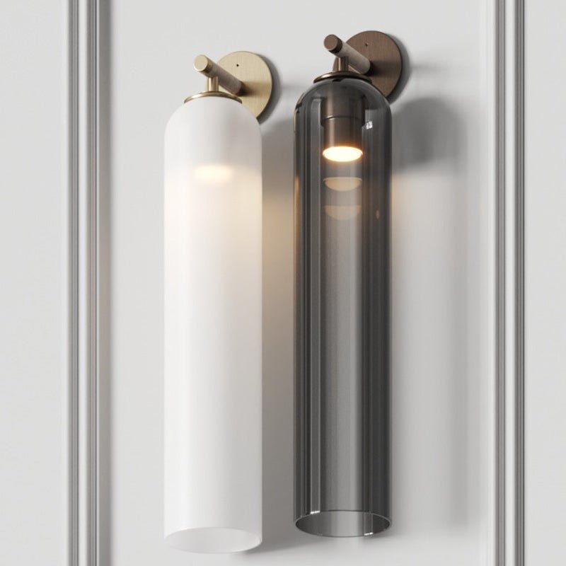 Clear Column Wall Light