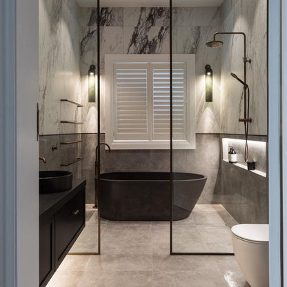 Clear Column Wall Light