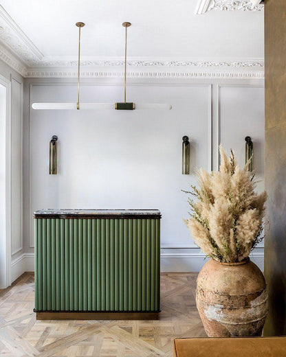 Clear Column Wall Light