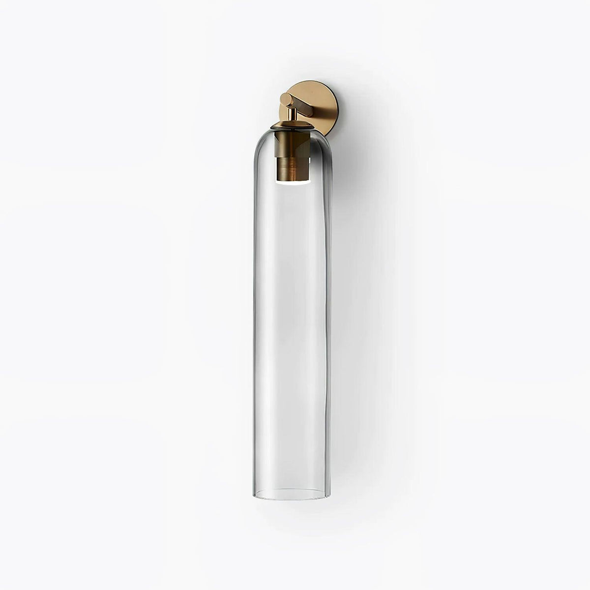 Clear Column Wall Light