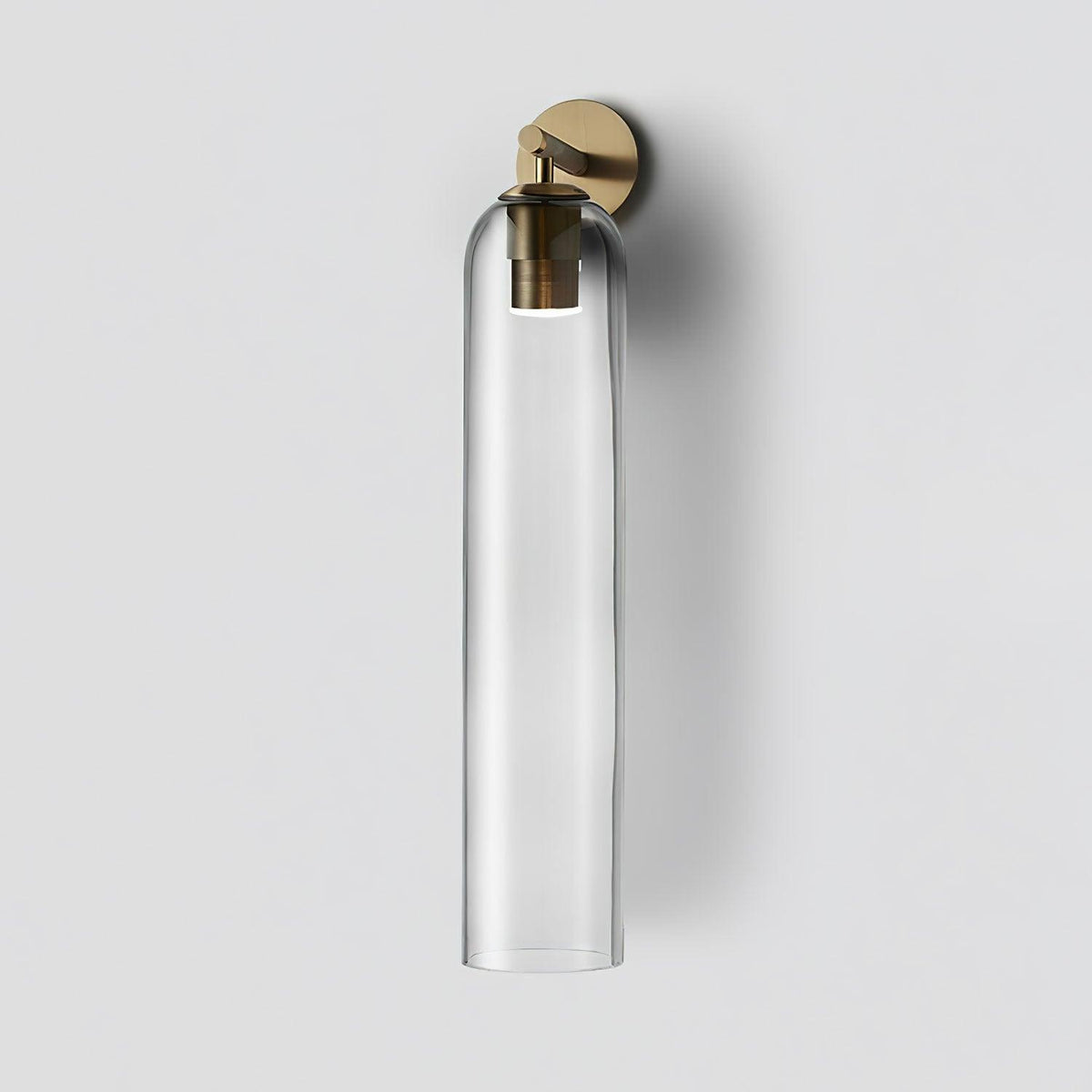 Clear Column Wall Light