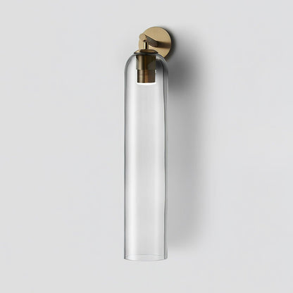 Clear Column Wall Light