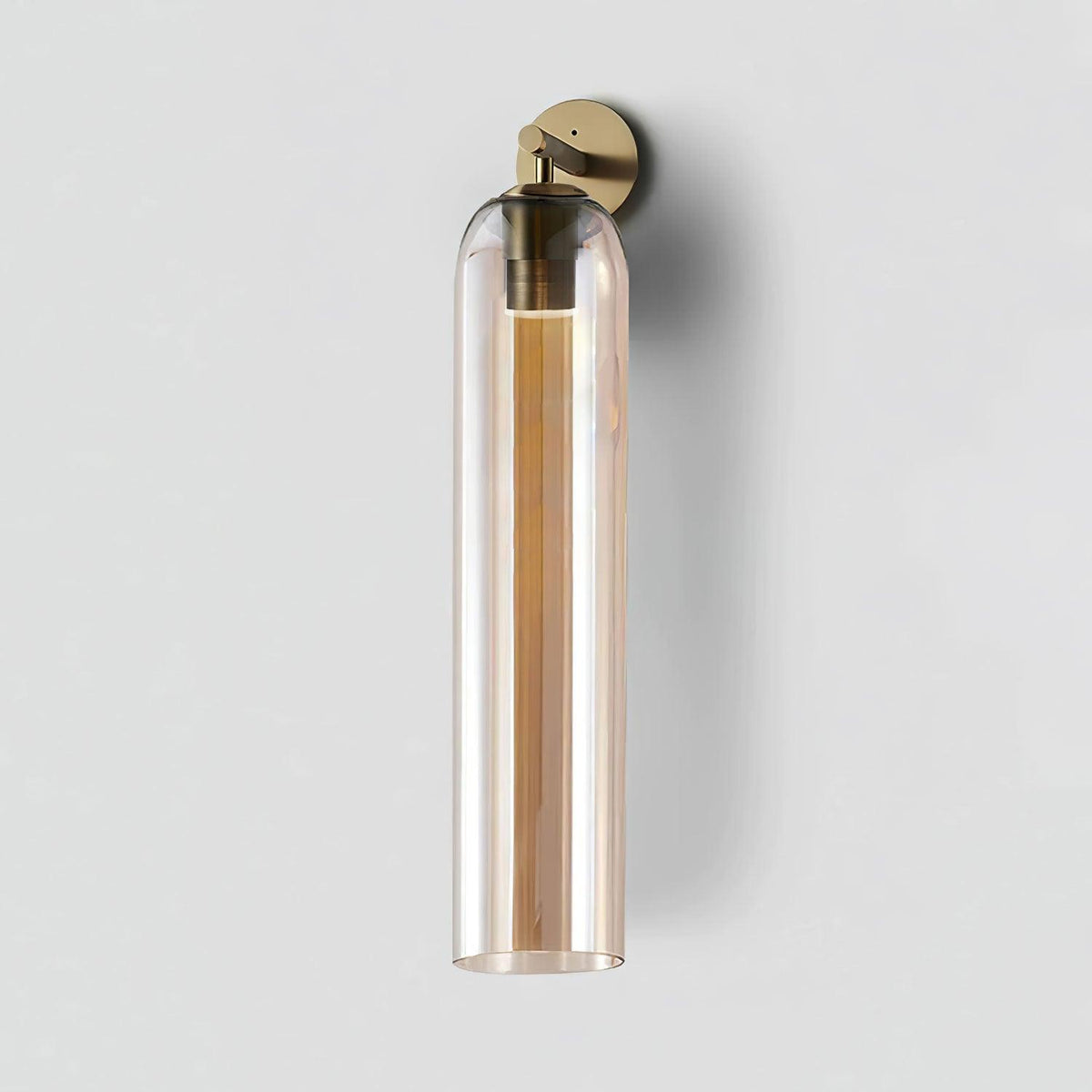 Clear Column Wall Light