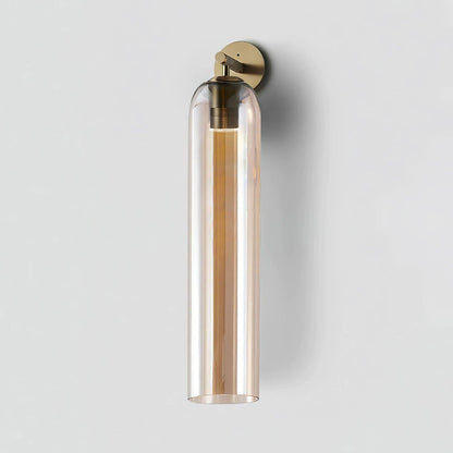 Clear Column Wall Light