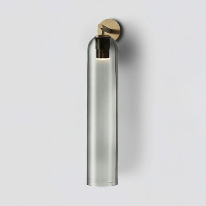 Clear Column Wall Light