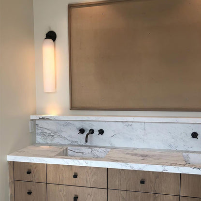 Clear Column Wall Light