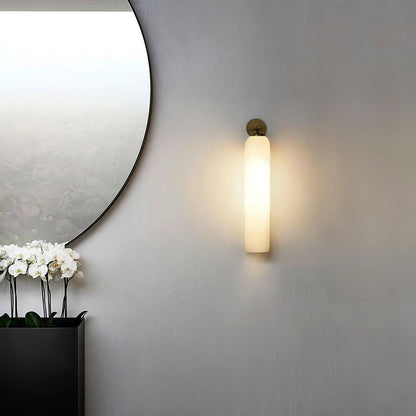 Clear Column Wall Light