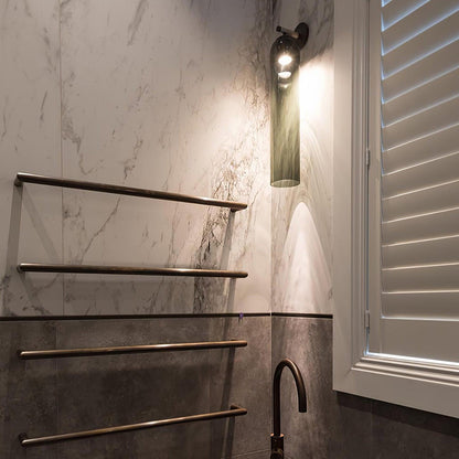 Clear Column Wall Light