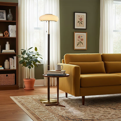Reed Canopy Floor Lamp