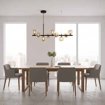 Smoke Linear Chandelier