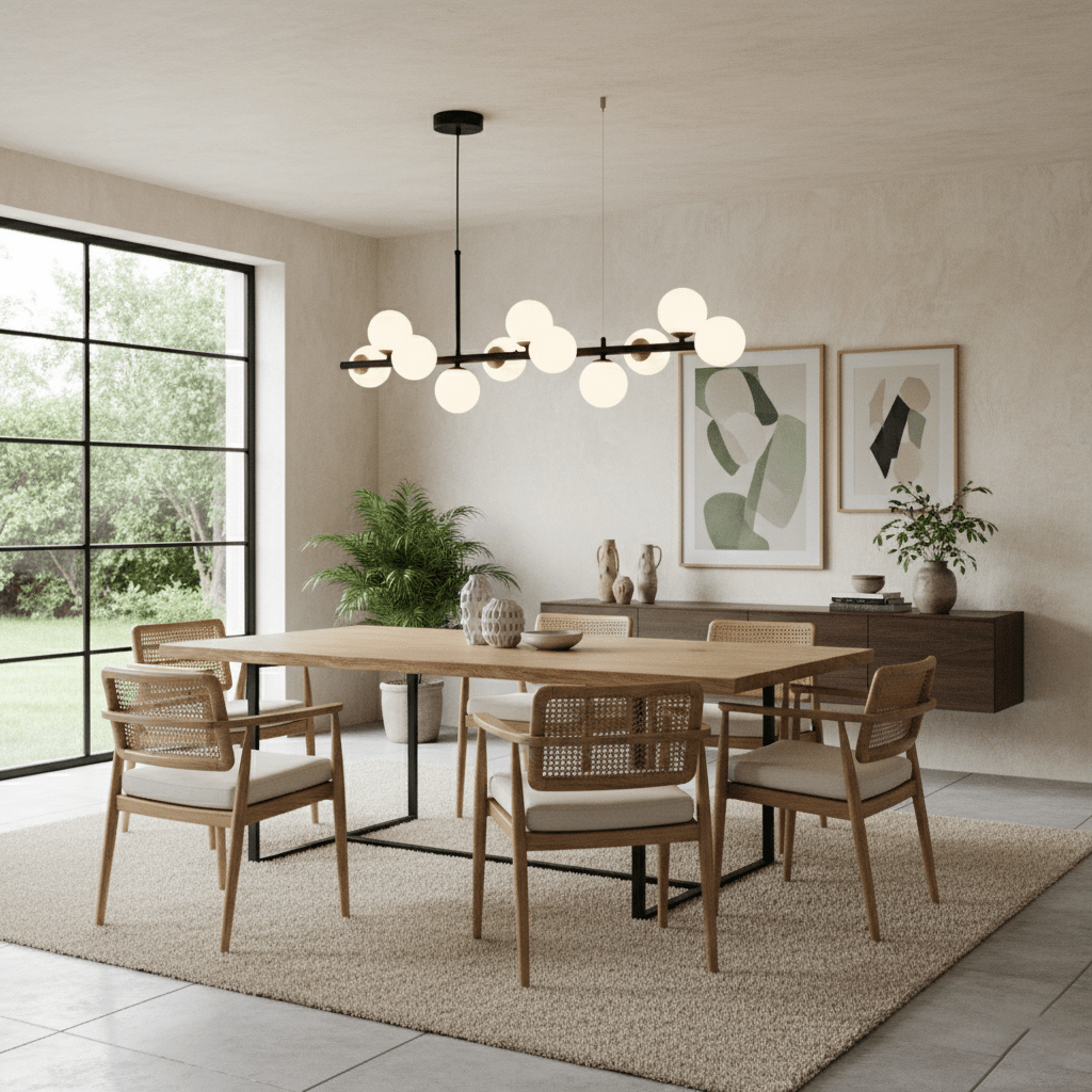 Smoke Linear Chandelier