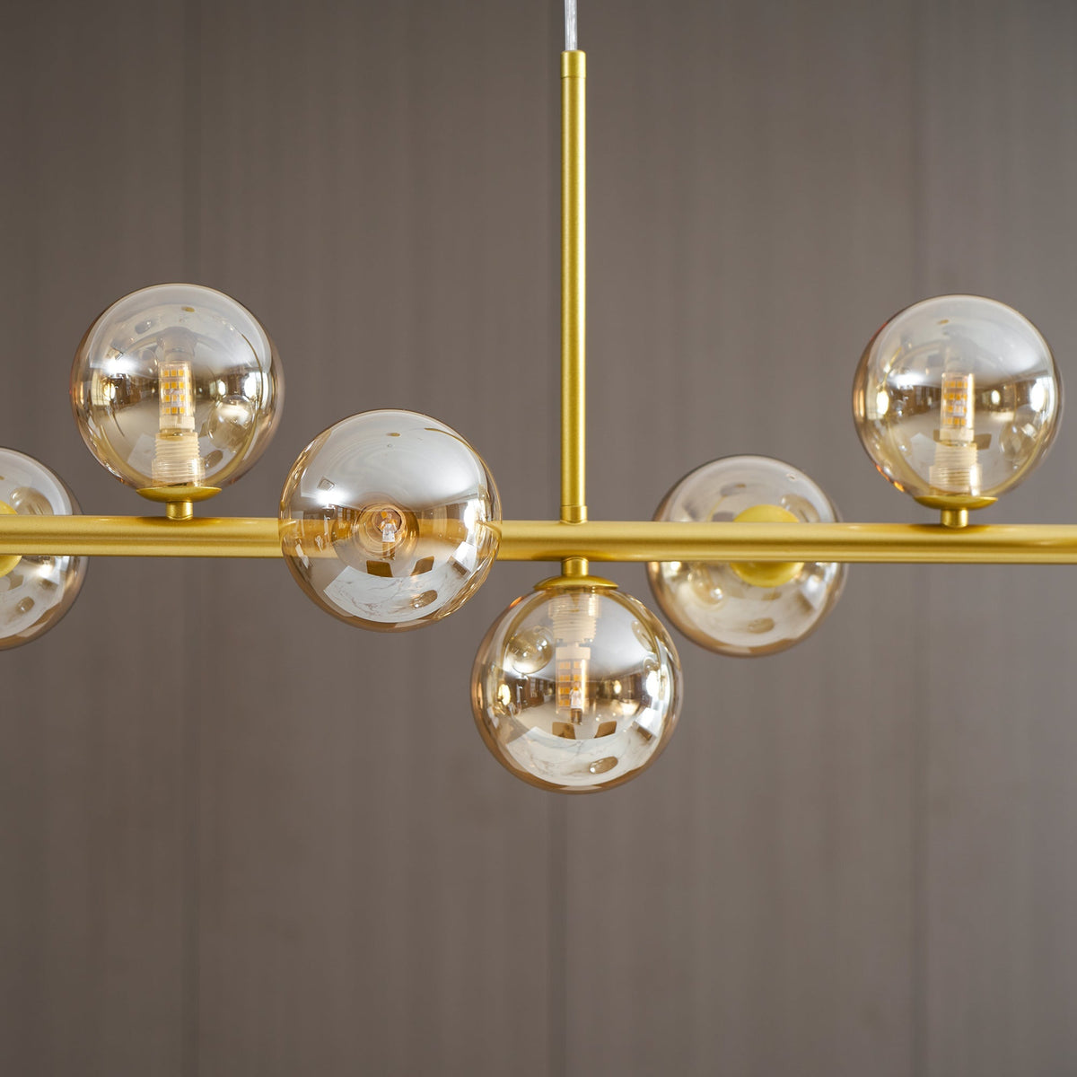 Smoke Linear Chandelier