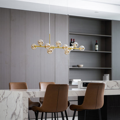 Smoke Linear Chandelier