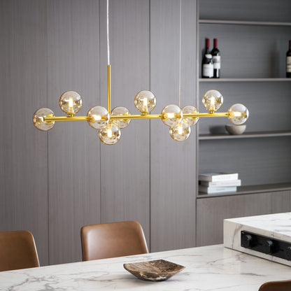 Smoke Linear Chandelier
