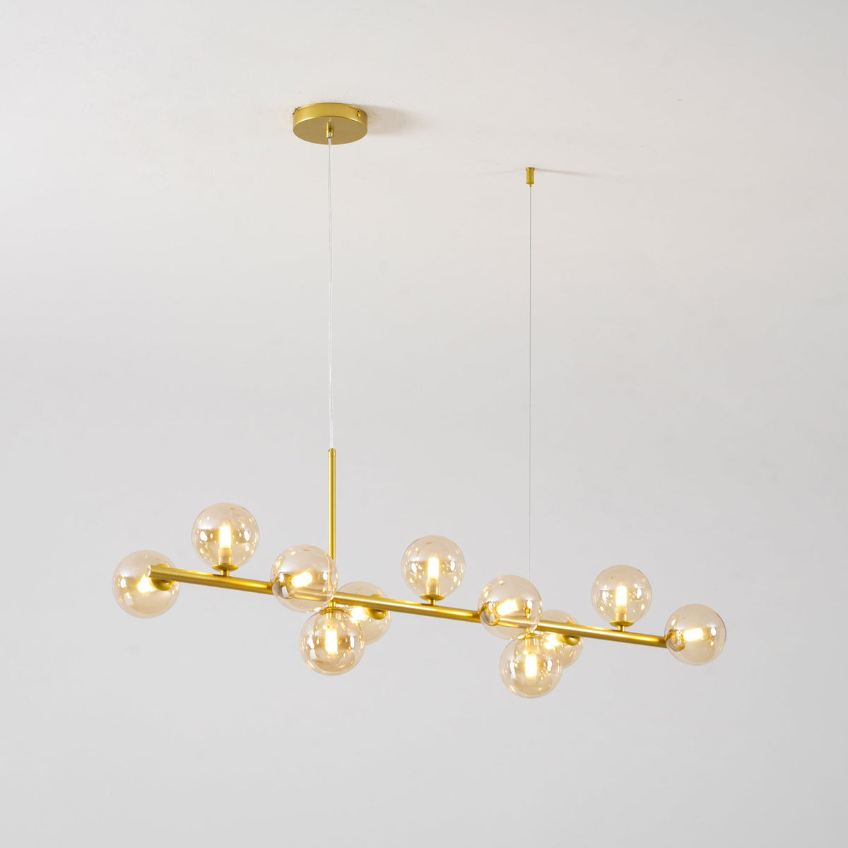 Smoke Linear Chandelier