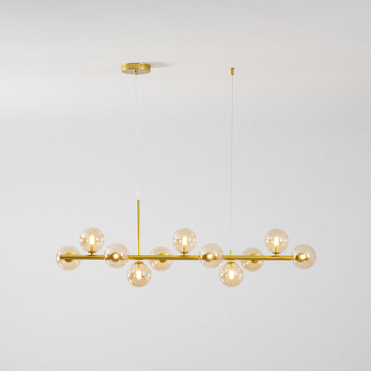 Smoke Linear Chandelier