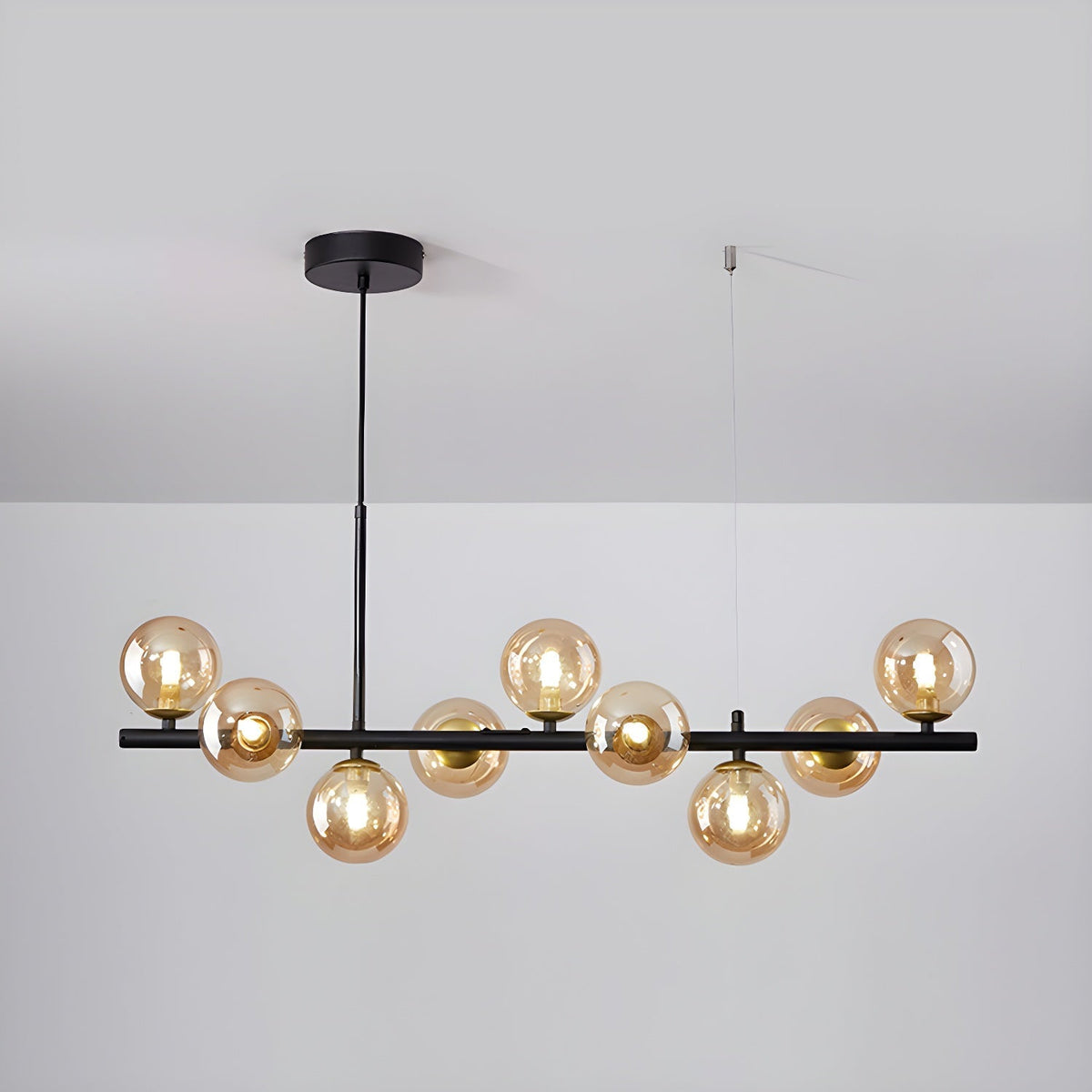 Smoke Linear Chandelier