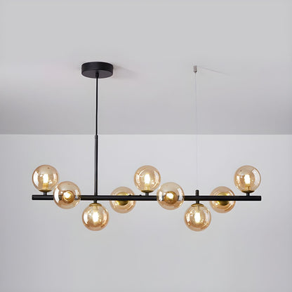 Smoke Linear Chandelier
