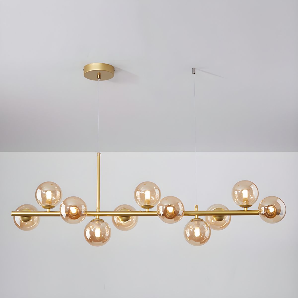 Smoke Linear Chandelier
