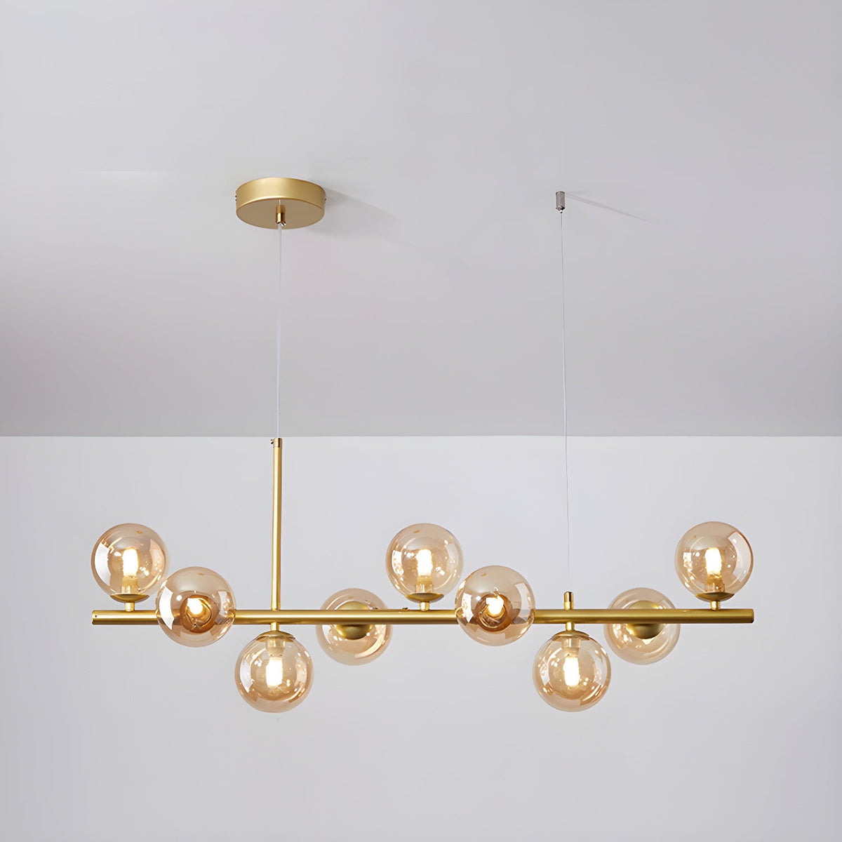 Smoke Linear Chandelier