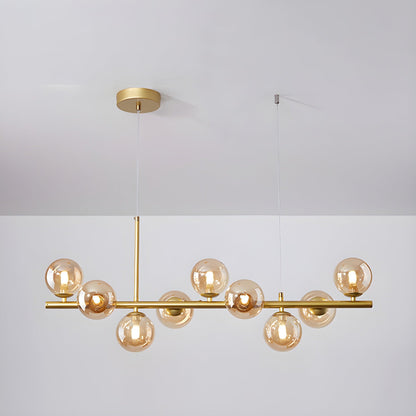 Smoke Linear Chandelier