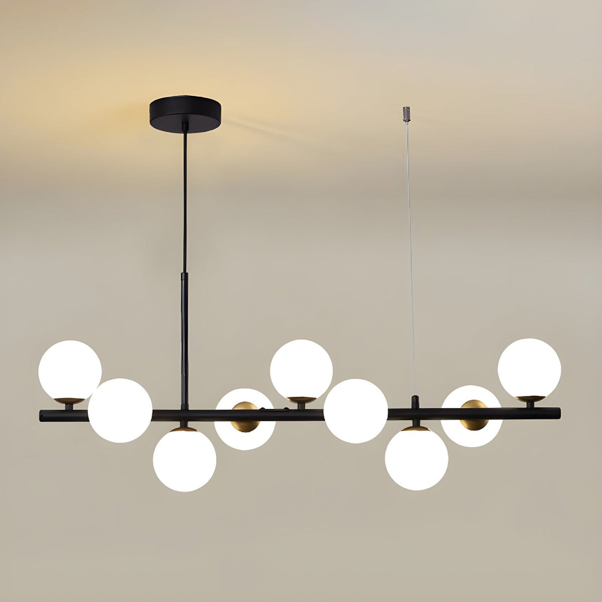 Smoke Linear Chandelier