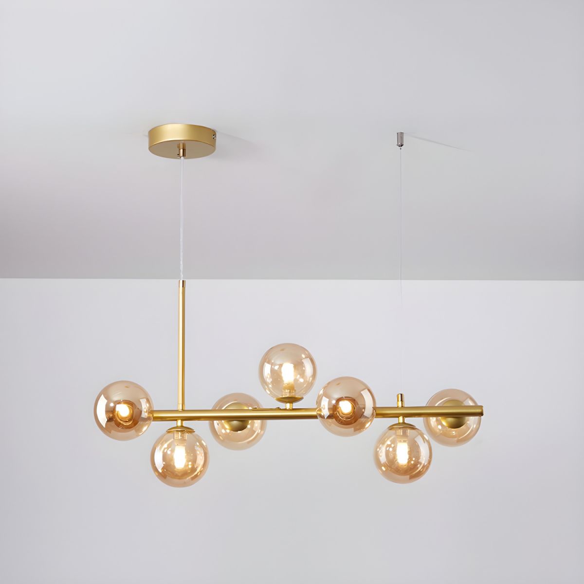 Smoke Linear Chandelier