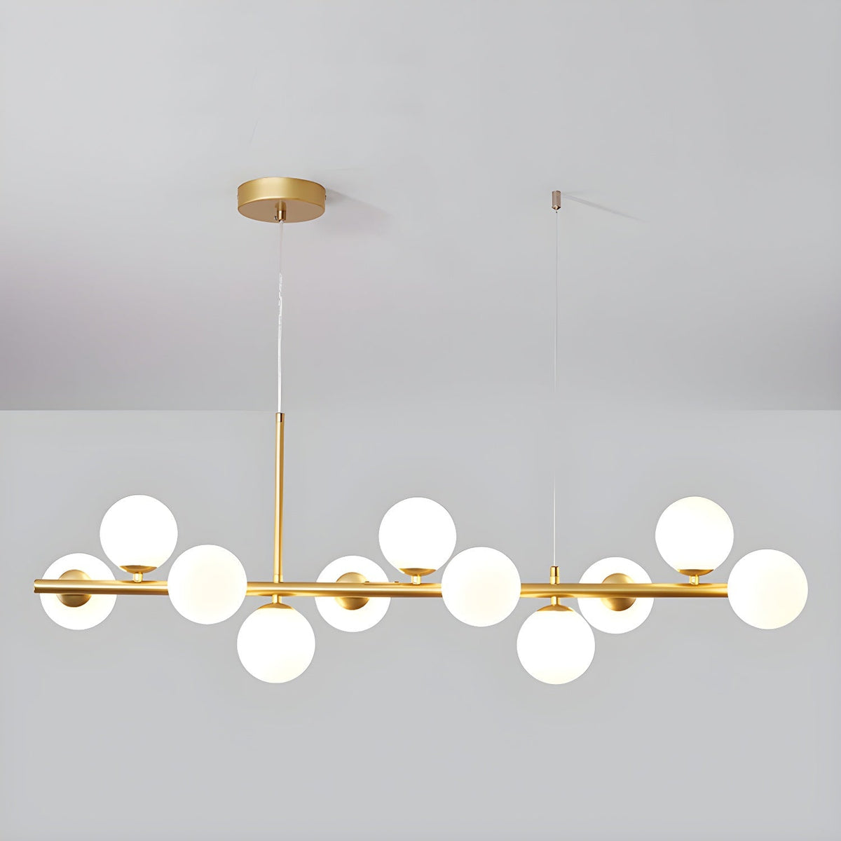 Smoke Linear Chandelier
