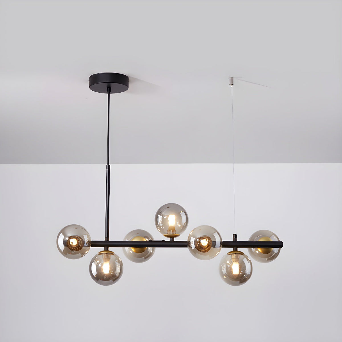 Smoke Linear Chandelier