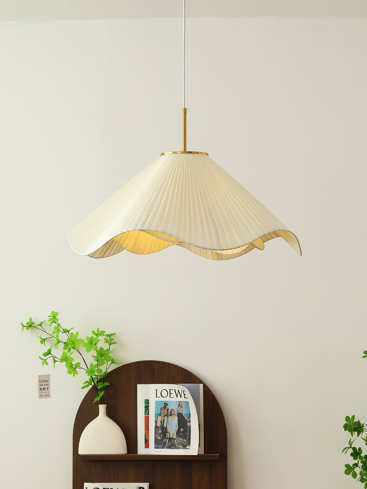 Fold Fabric Pendant Light