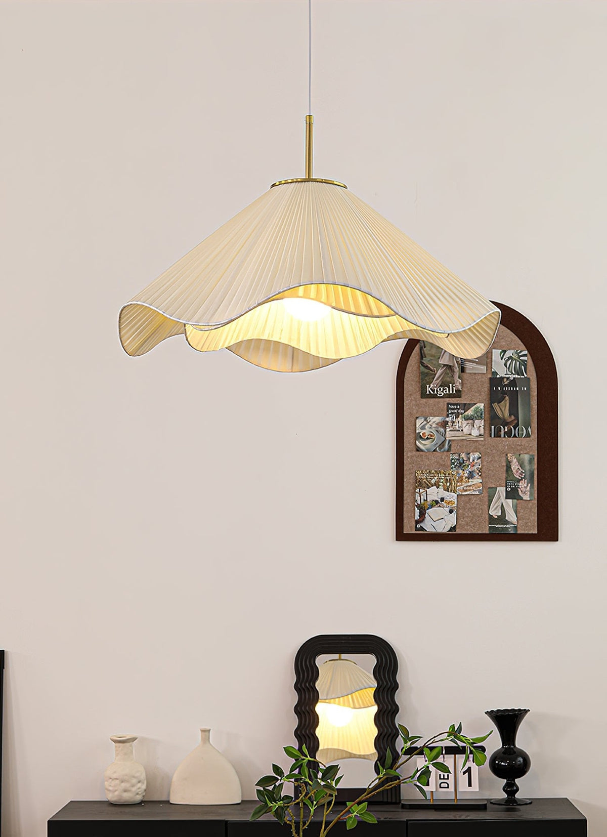 Fold Fabric Pendant Light