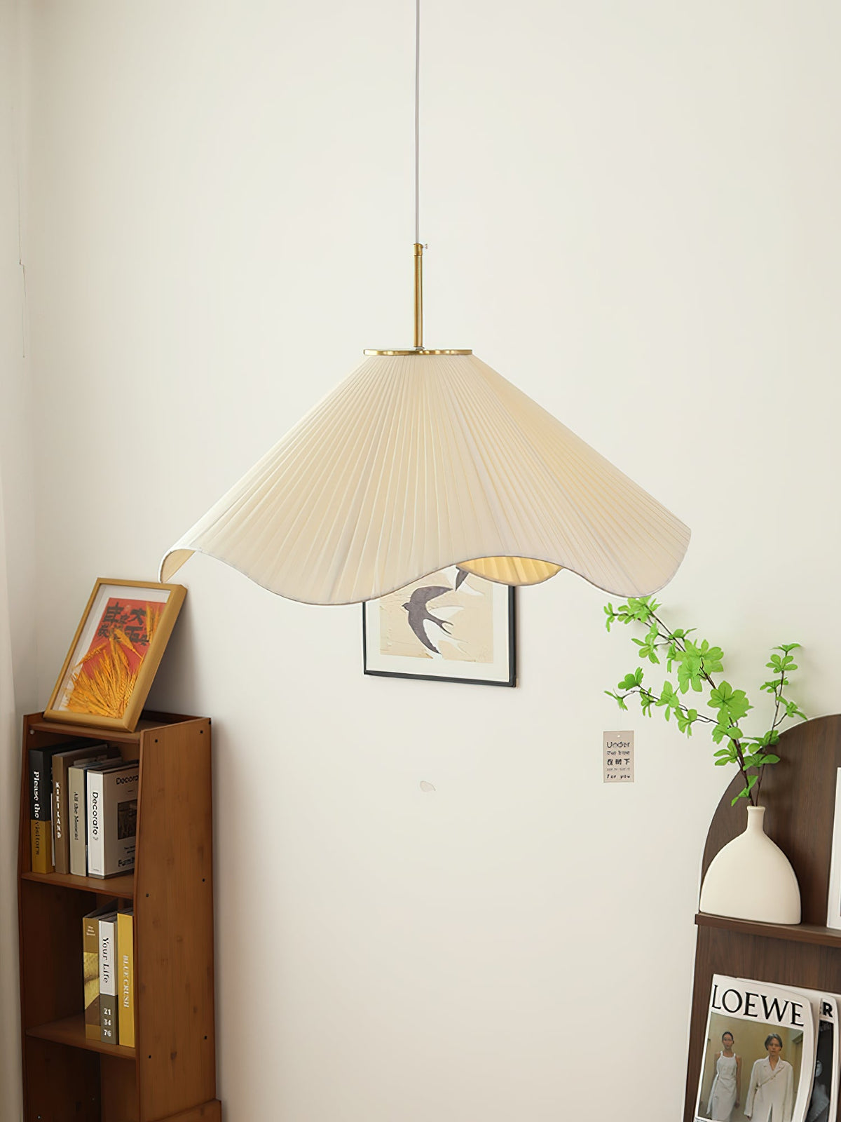 Fold Fabric Pendant Light