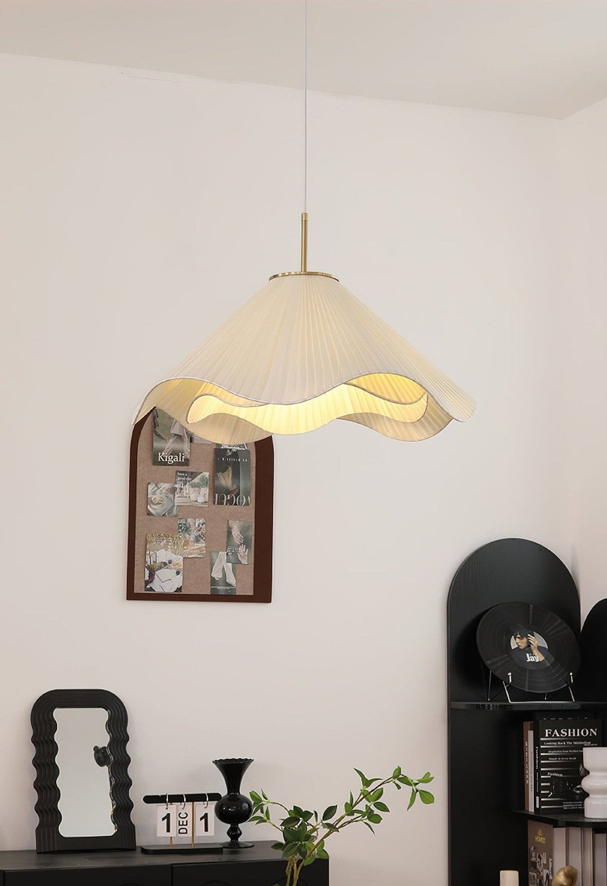 Fold Fabric Pendant Light