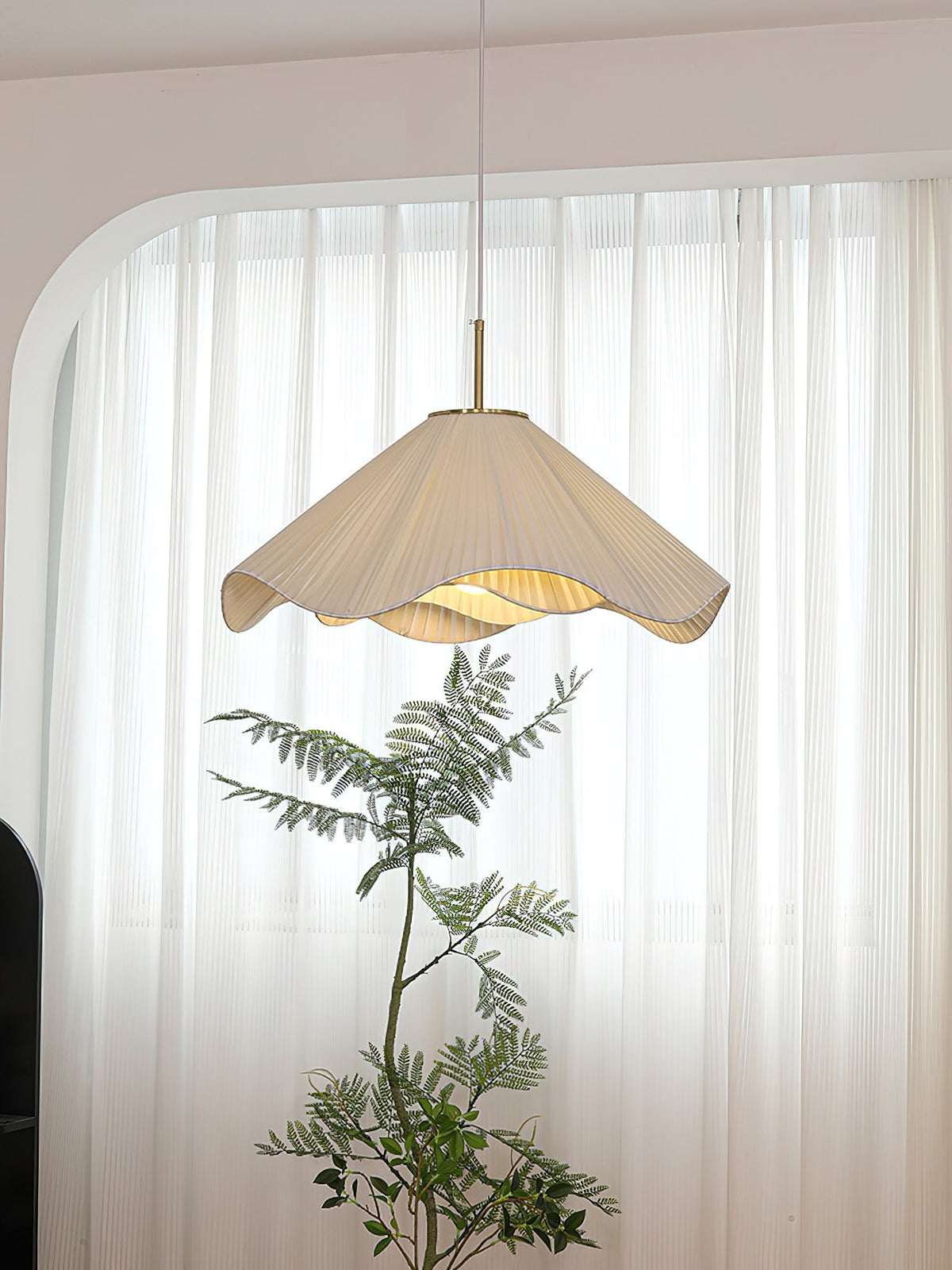 Fold Fabric Pendant Light