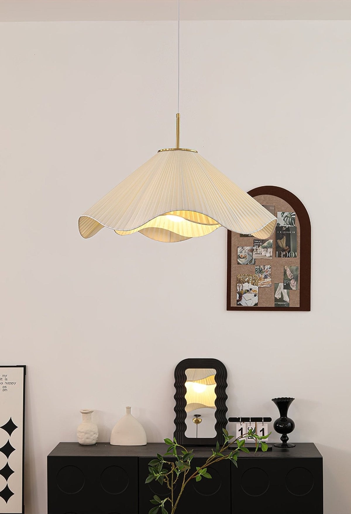 Fold Fabric Pendant Light