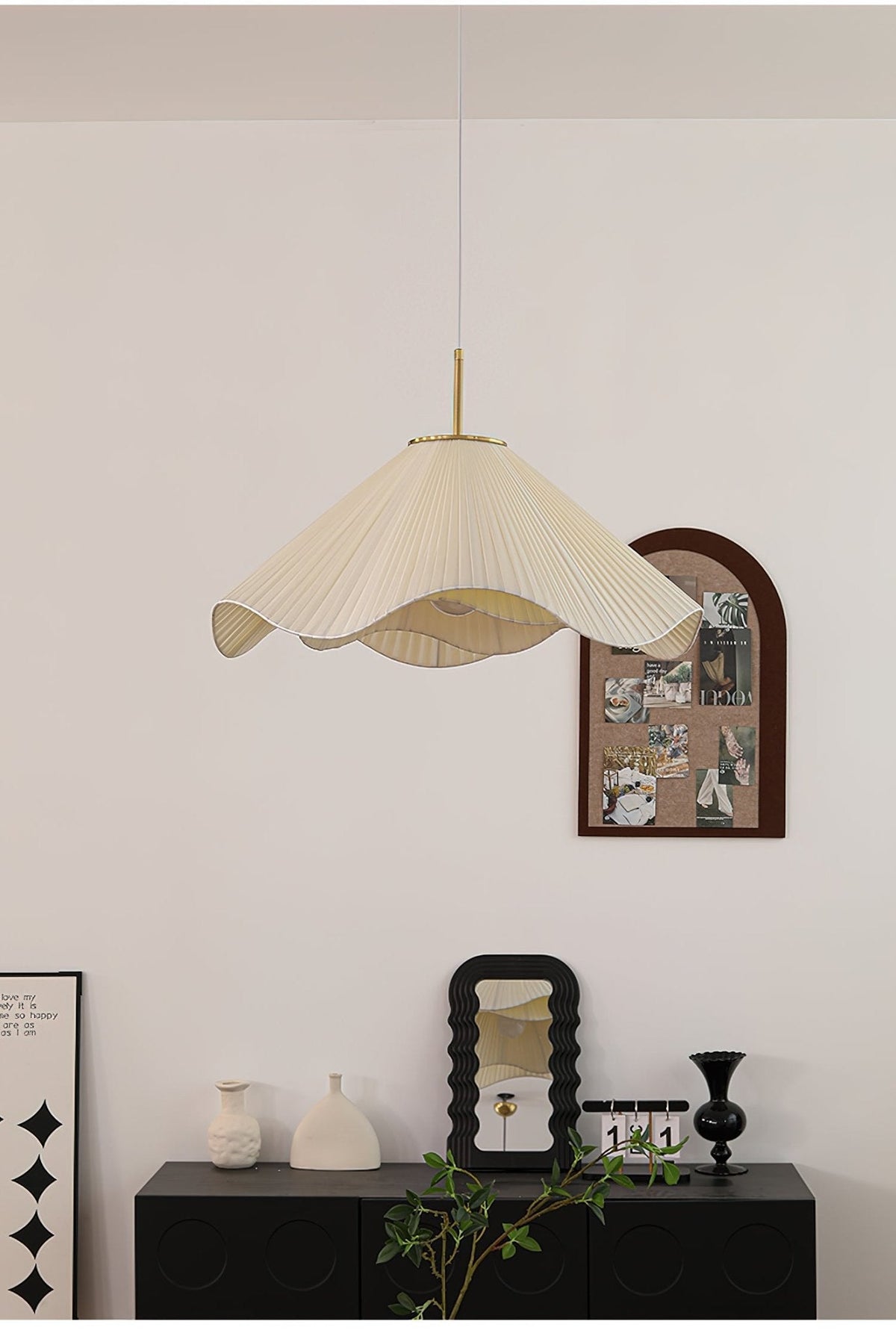 Fold Fabric Pendant Light