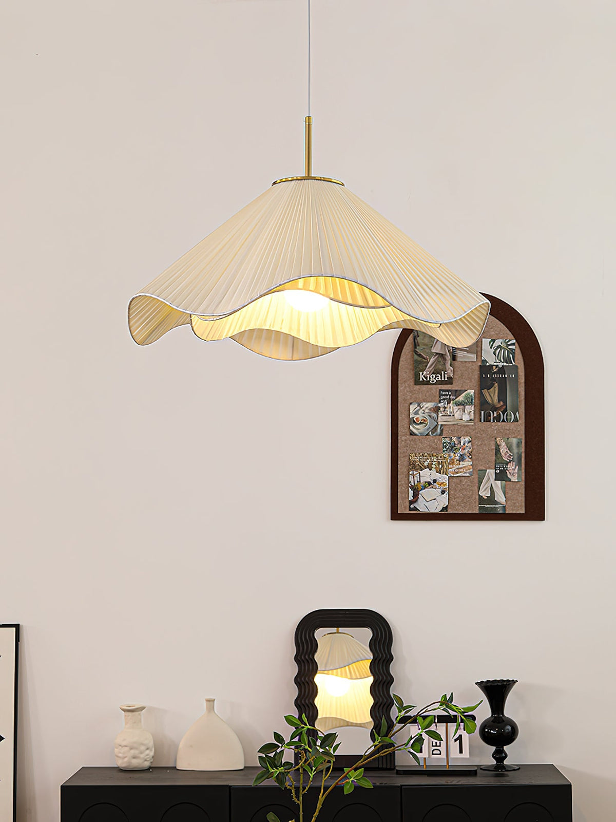 Fold Fabric Pendant Light