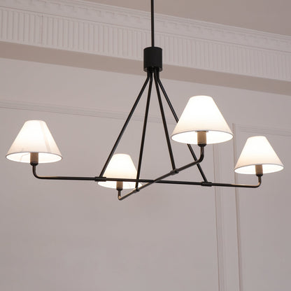 Angle Fabric Chandelier