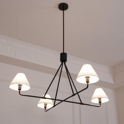 Angle Fabric Chandelier