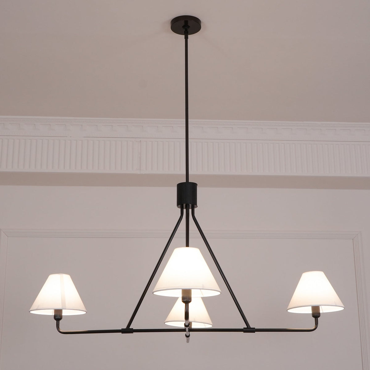 Angle Fabric Chandelier