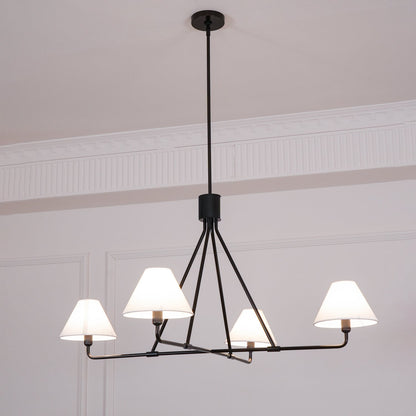 Angle Fabric Chandelier