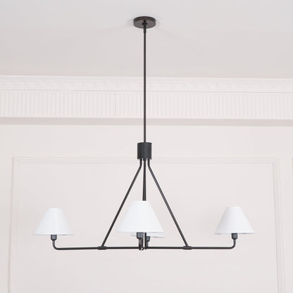 Angle Fabric Chandelier