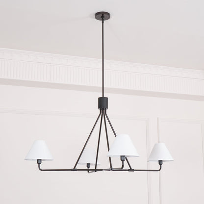 Angle Fabric Chandelier