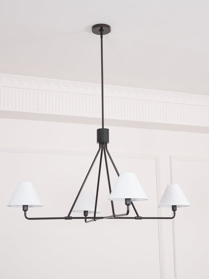 Angle Fabric Chandelier